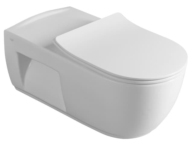 HANDICAP przedłużana misa WC dla niepełnosprawnych, rimless 37x70 cm, biały