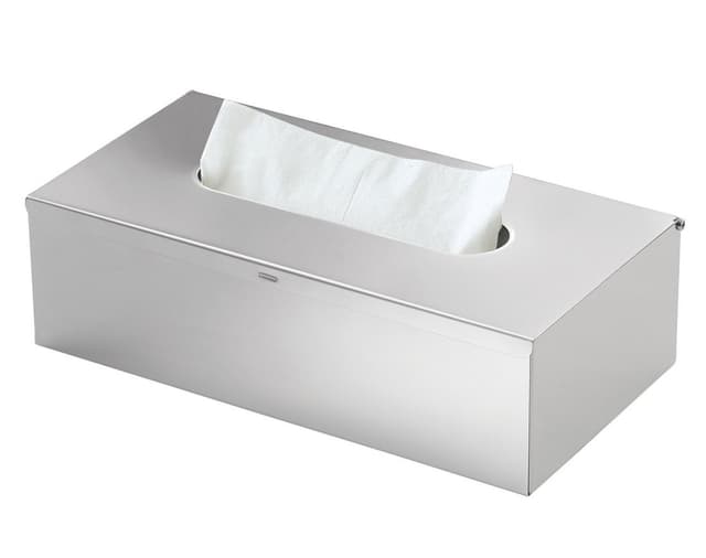 Pojemnik na chusteczki higieniczne ścienny stal nierdzewna mat 250x75x130 mm