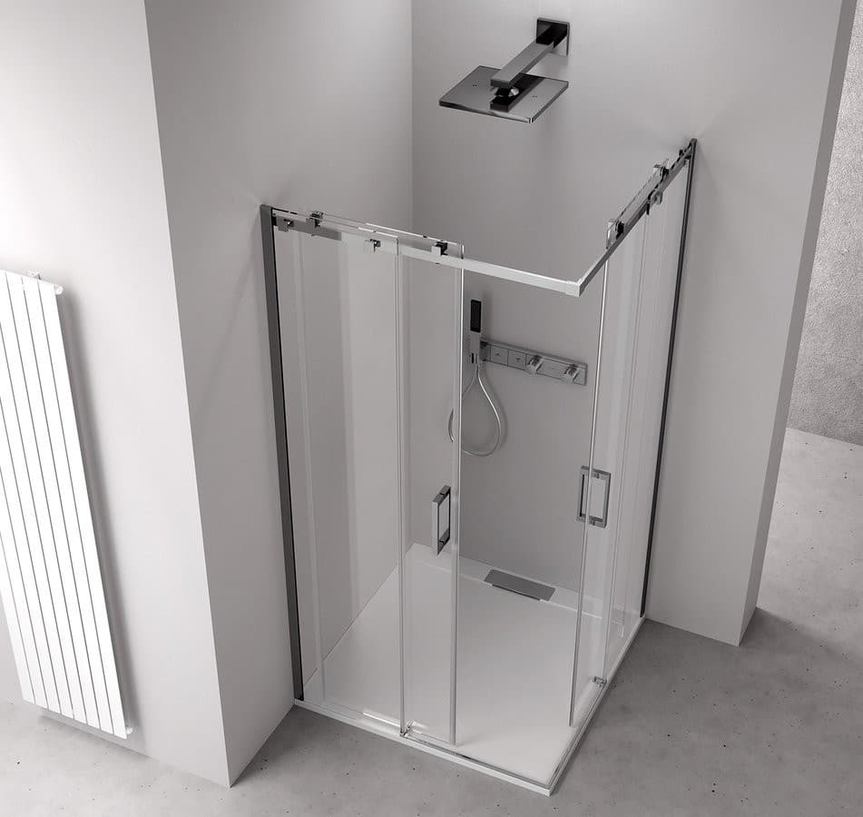 THRON SQUARE kabina prysznicowa prostokątna 110x80cm z wejściem z rogu