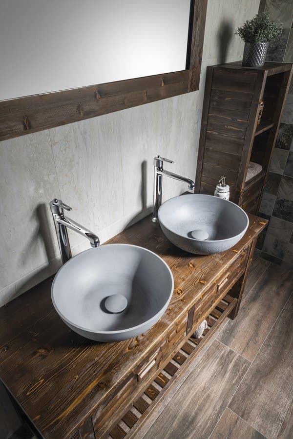 BEBÉ Bateria umywalkowa wysoka z przedłużoną wylewką, bez odpływu, chrom