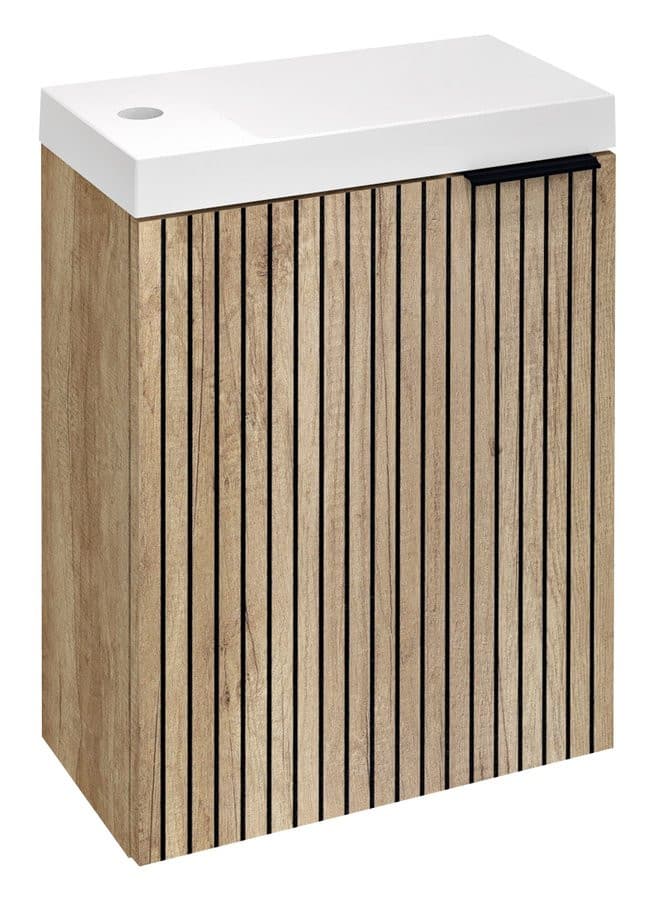 Szafka umywalkowa LATUS X 39,4x50x22 cm dąb Alabama strip