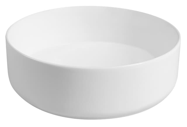 INFINITY ROUND umywalka nablatowa ceramiczna 36 cm biały mat