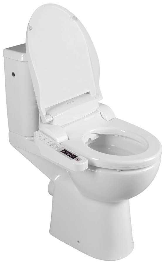 HANDICAP WC deska podnoszona z elektronicznym bidetem BLOOMING EKO PLUS, Rimless, biały
