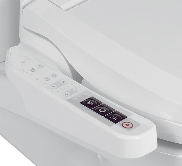 HANDICAP WC deska podnoszona z elektronicznym bidetem BLOOMING EKO PLUS, Rimless, biały