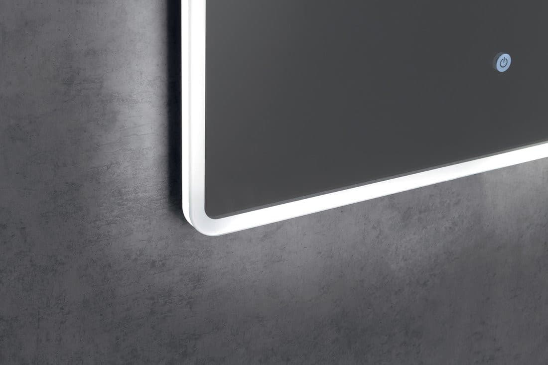 PIRI lustro LED z czujnikiem dotykowym 60x80cm, korozja IP44