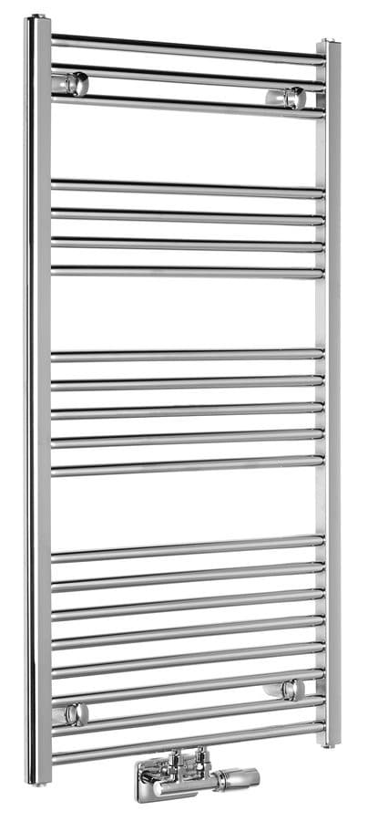 Grzejnik łazienkowy ALYA 600x1188 mm chrom podłączenie środkowe
