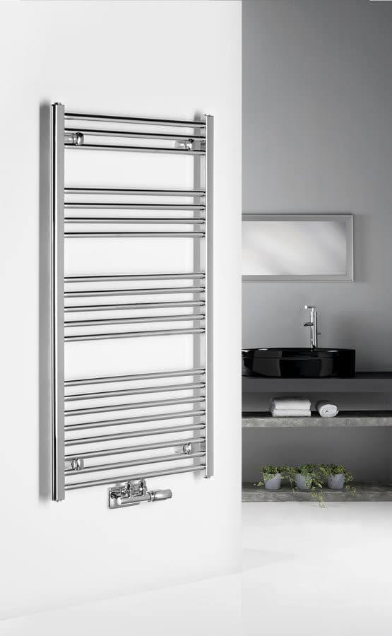 Grzejnik łazienkowy ALYA 600x1188 mm chrom podłączenie środkowe