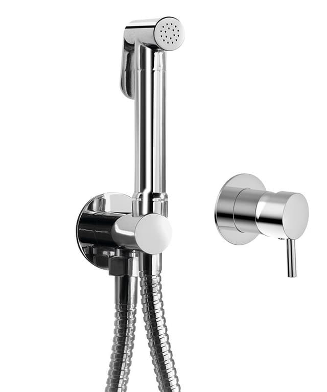 RHAPSODY bateria bidetowa podtynkowa ze słuchawką chrom