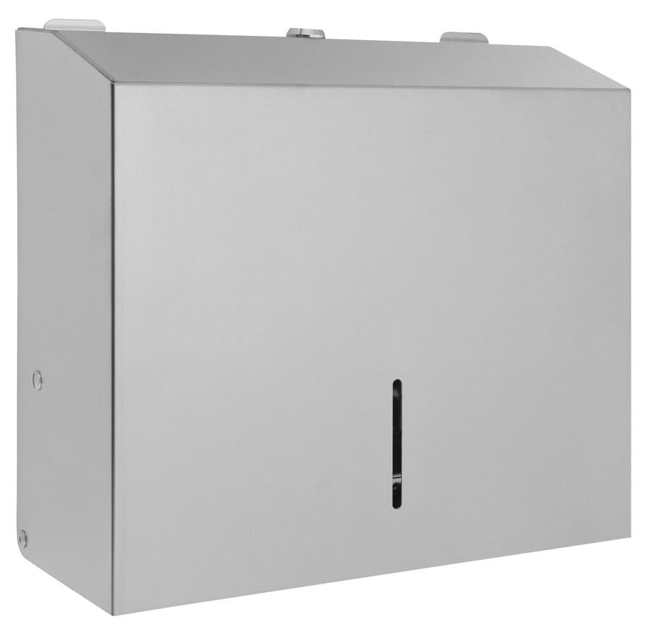 Zasobnik na ręczniki papierowe stal nierdzewna mat 270x265x115mm