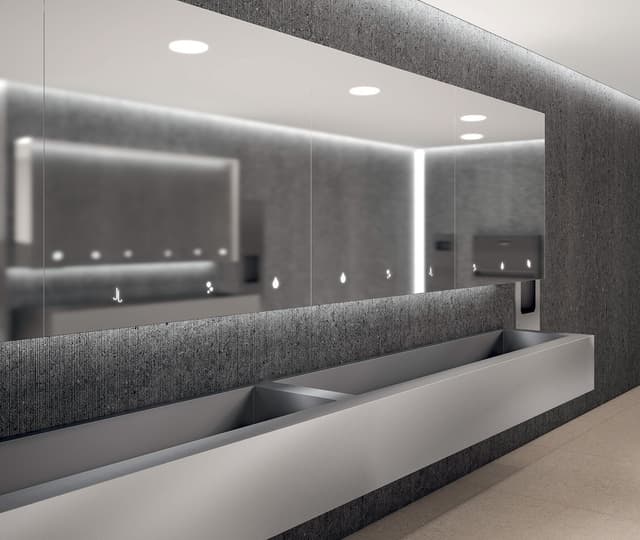 VELOX Szafka z lustrem 1000 mm z automatycznym dozownikiem mydła, z baterią i suszarką do rąk