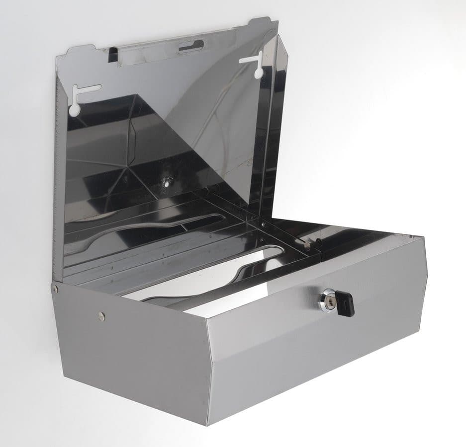 Zasobnik na ręczniki papierowe stal nierdzewna mat 270x265x115mm