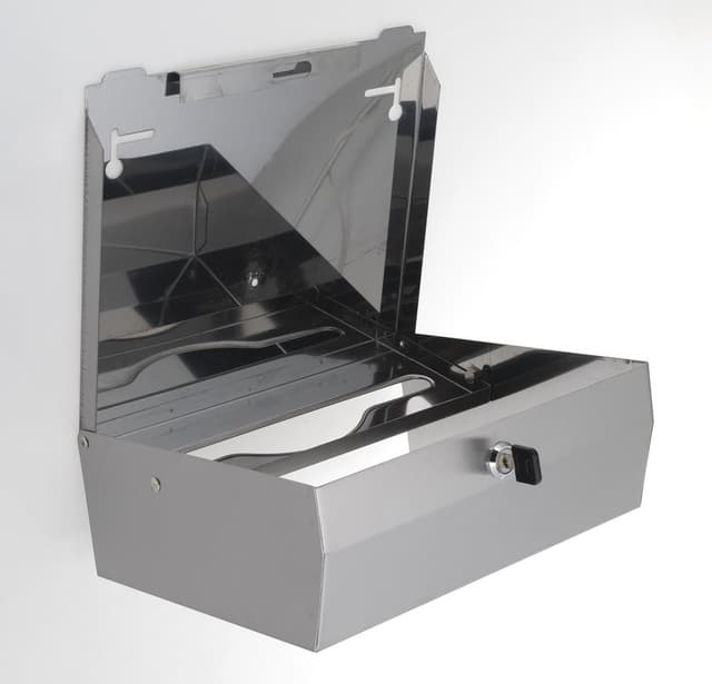 Zasobnik na ręczniki papierowe stal nierdzewna mat 270x265x115mm