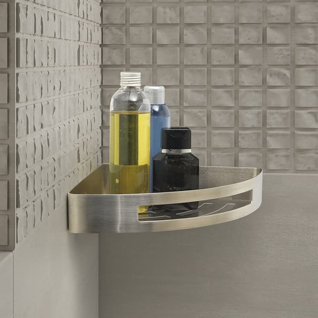 SMART półka narożna do kabiny prysznicowej stal nierdzewna mat 210x45x210 mm