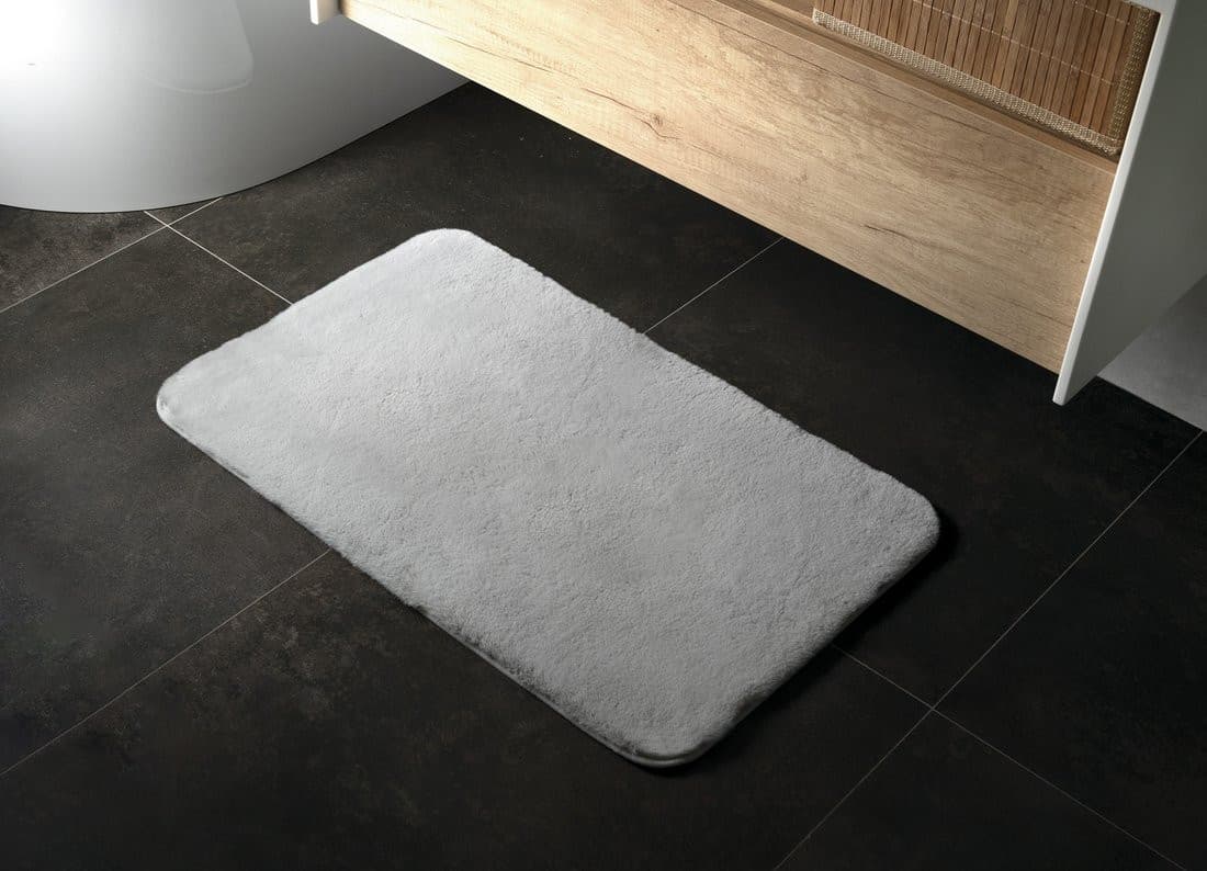 FUZZY dywanik łazienkowy antypoślizgowy, 50x80cm, szary