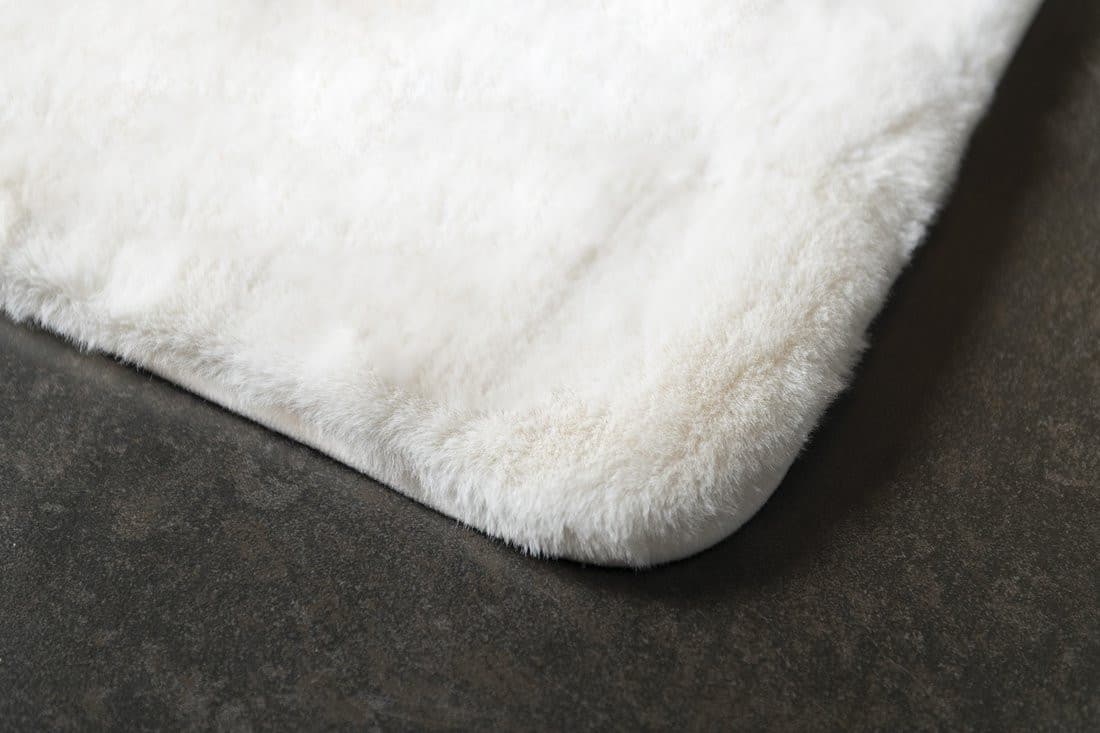 FUZZY dywanik łazienkowy antypoślizgowy, 50x80 cm, biały