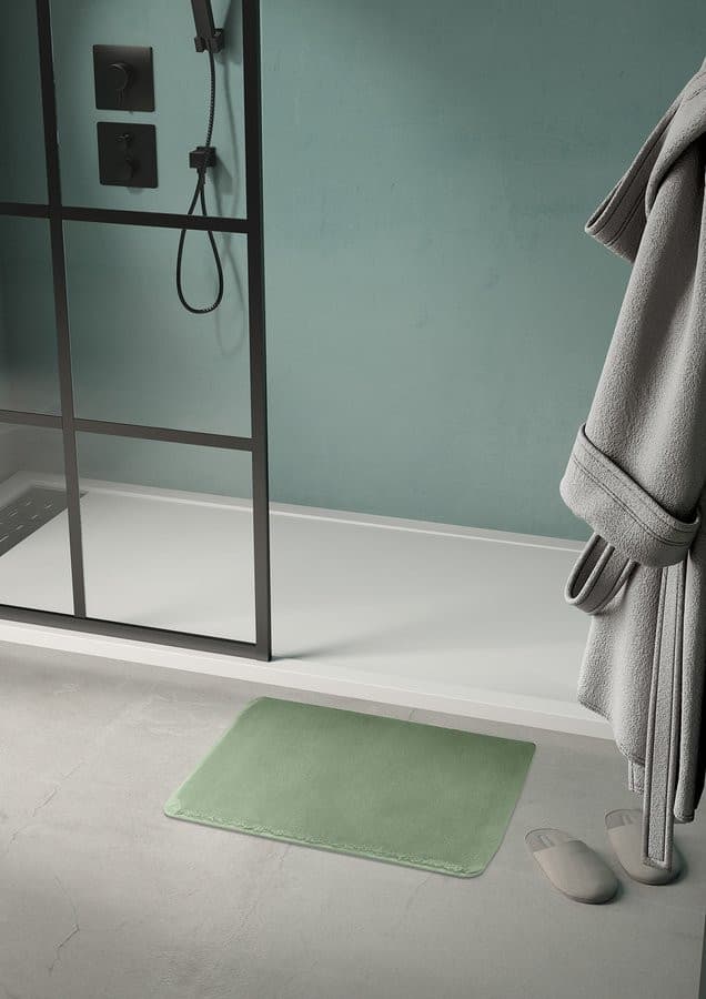 FUZZY dywanik łazienkowy antypoślizgowy, 50x80 cm, zielony