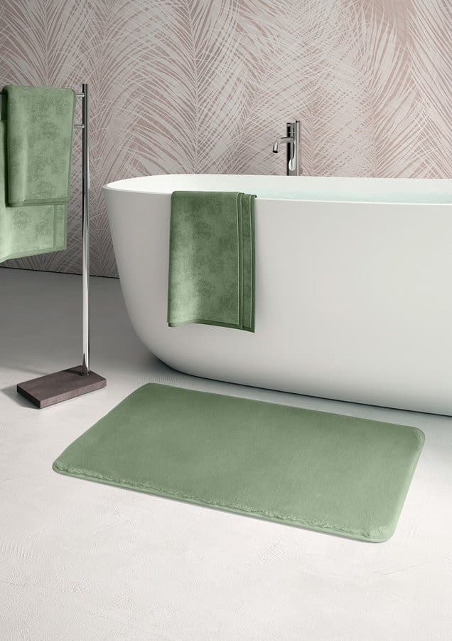 FUZZY dywanik łazienkowy antypoślizgowy, 50x80 cm, zielony