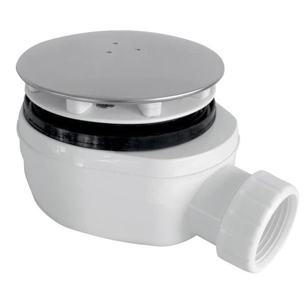 Gelco syfon niski do brodzików 90 mm DN40 stal połysk