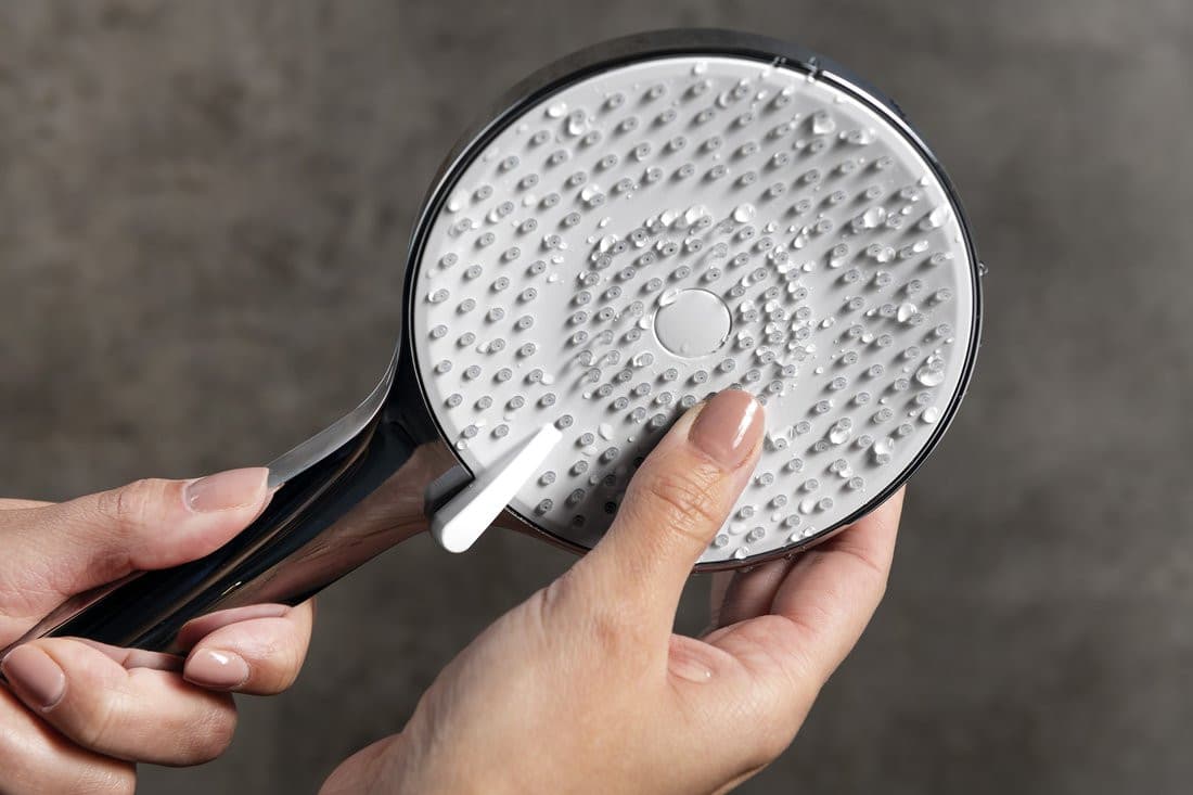 Słuchawka prysznicowa z funkcją masażu, 3 tryby, Ø 120 mm, ABS/chrom