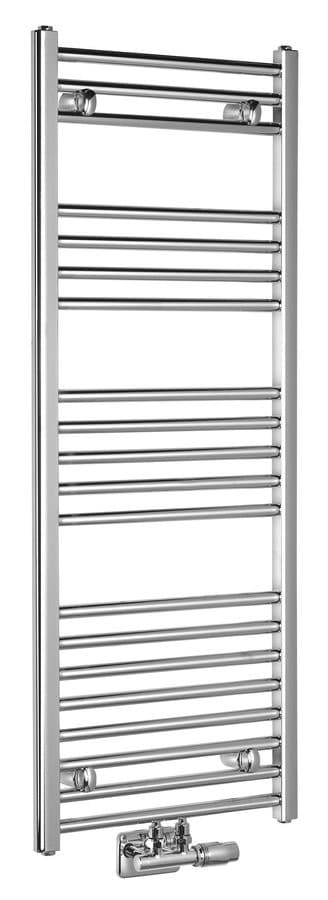 ALYA chromowany grzejnik łazienkowy 400x1188 mm podłączenie środkowe