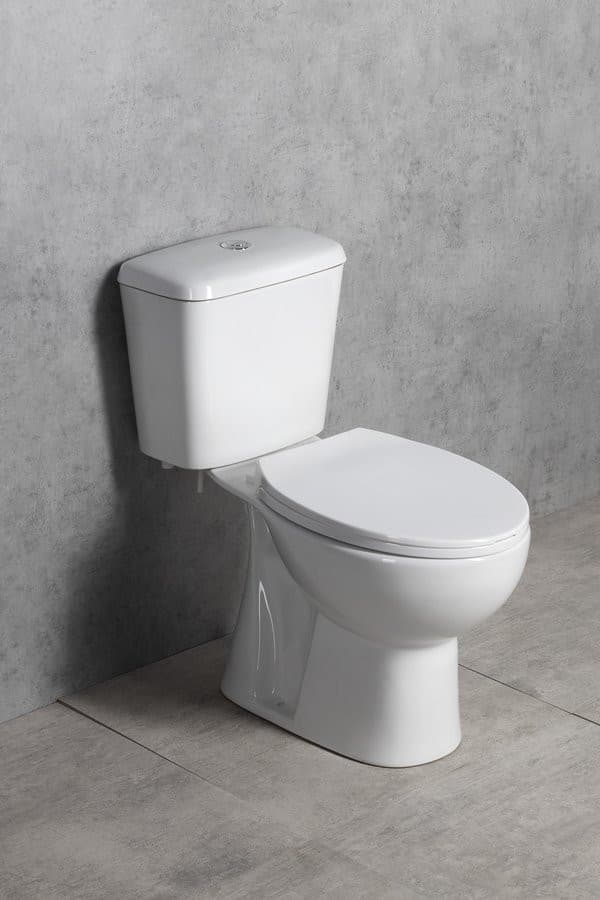 Kompakt WC MANUEL biały, spłukiwanie 3/6 l, odpływ pionowy