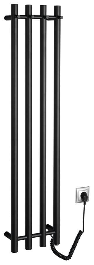 PAPINADO elektryczna suszarka na ręczniki 263x1200 mm czarny mat