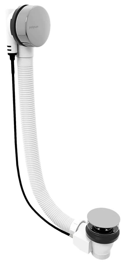 Zestaw odpływowy 800 mm z korkiem automatycznym, chrom