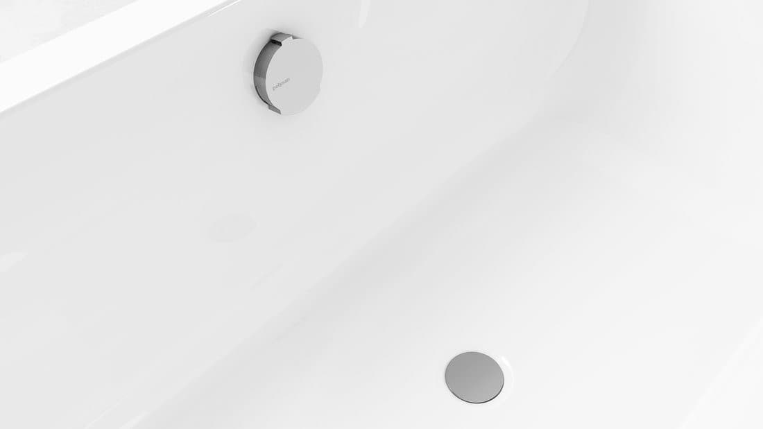 Zestaw odpływowy z napełnianiem 1200mm korek automatyczny chrom