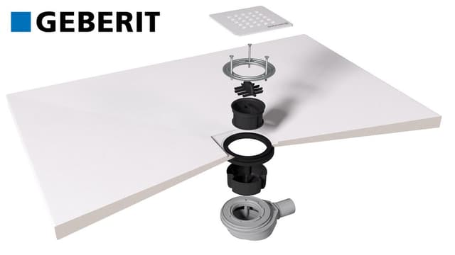 Syfon do brodzików TRENECA 90mm DN40 stal nierdzewna