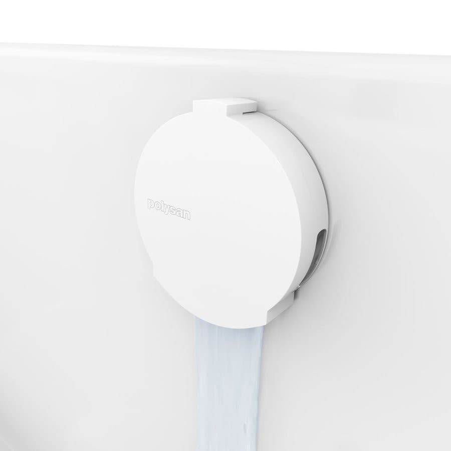 MARBLE automatyczny odpływ z napełnianiem 800mm biały