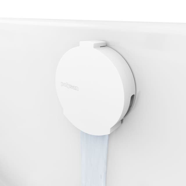 MARBLE automatyczny odpływ z napełnianiem 800mm biały