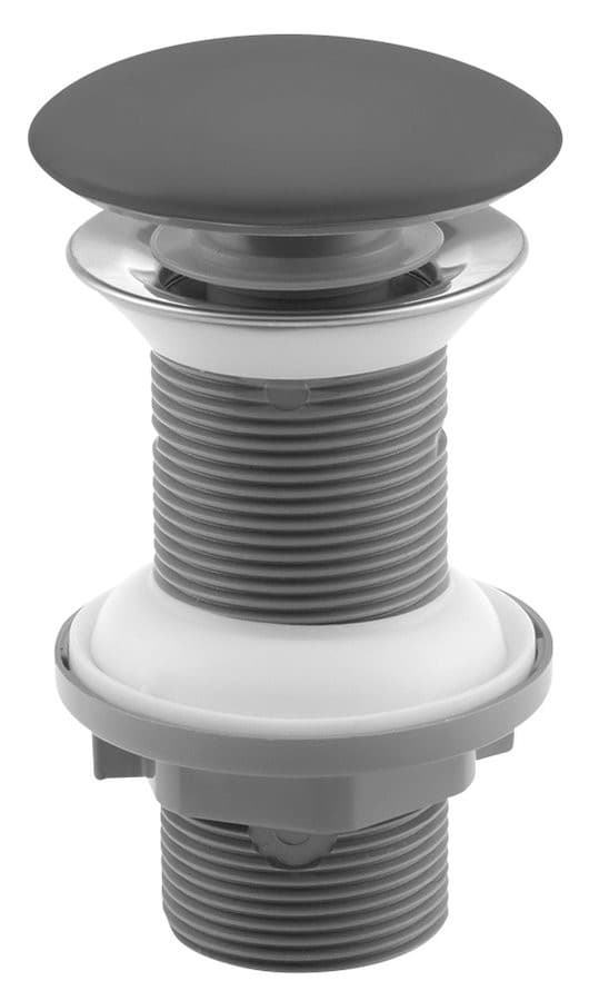 Odpływ umywalkowy 5/4 click-clack ceramiczny korek antracyt