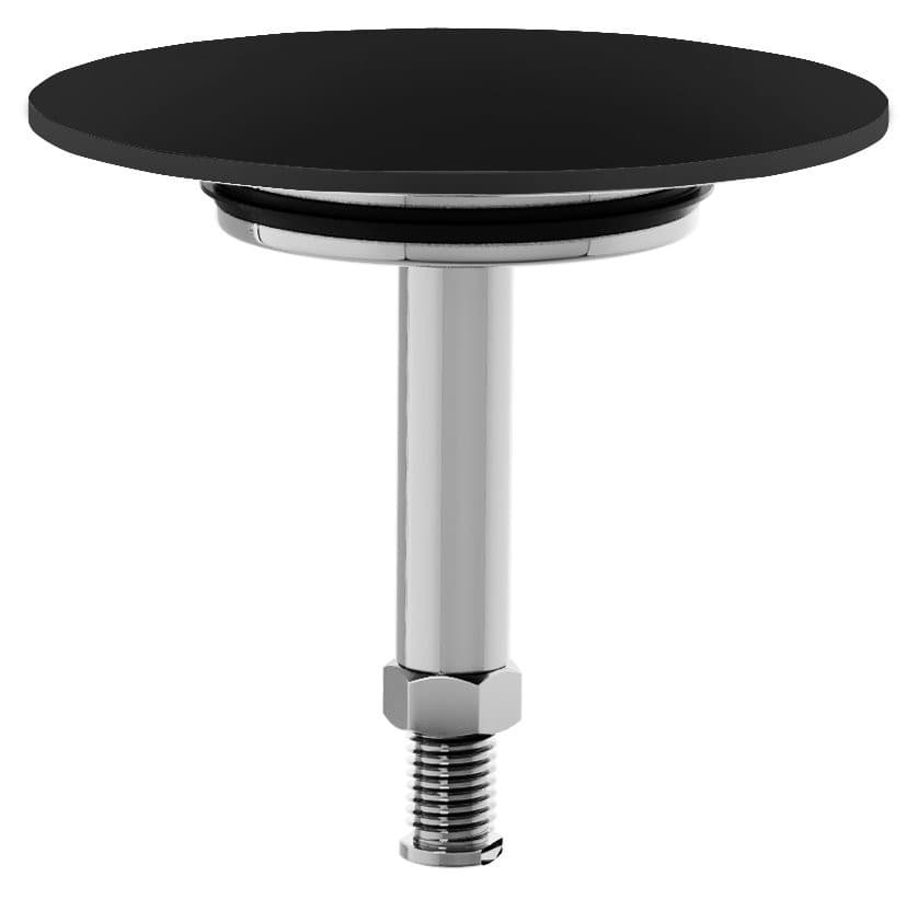 Korek zapasowy do zestawu odpływowego z napełnianiem, czarny mat