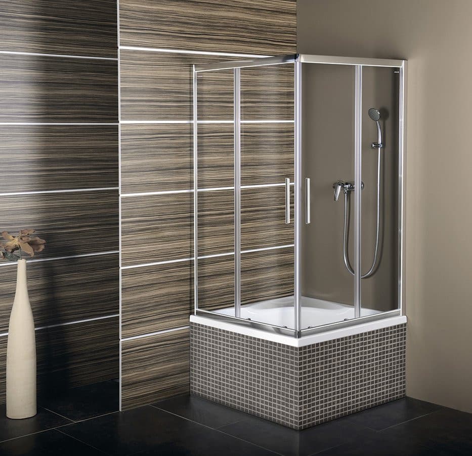 CARMEN głęboki brodzik prysznicowy 90x90x30 cm ze stelażem, biały