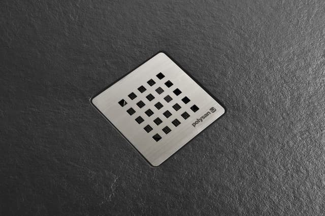 TRENECA brodzik kompozytowy z możliwością docinania 100x100cm, czarny mat