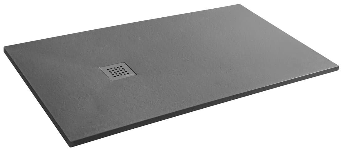 TRENECA brodzik kompozytowy z możliwością docinania 120x80cm, szary mat