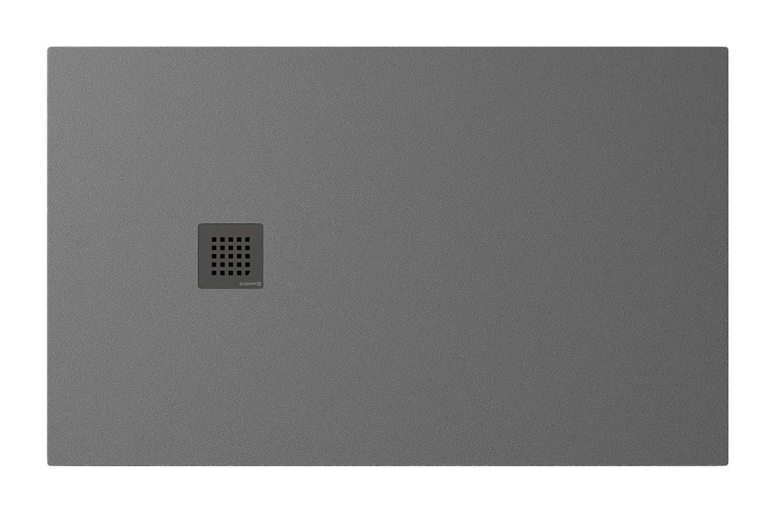 TRENECA brodzik kompozytowy z możliwością docinania 130x80cm, szary mat