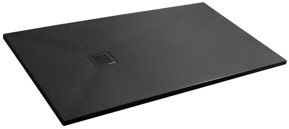 TRENECA brodzik kompozytowy z możliwością docinania 140x80cm, czarny mat