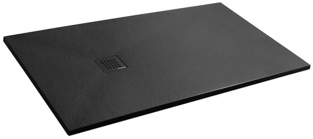 TRENECA brodzik kompozytowy z możliwością docinania 140x80cm, czarny mat