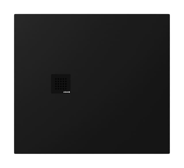 TRENECA brodzik kompozytowy z możliwością docinania 100x90cm, czarny mat