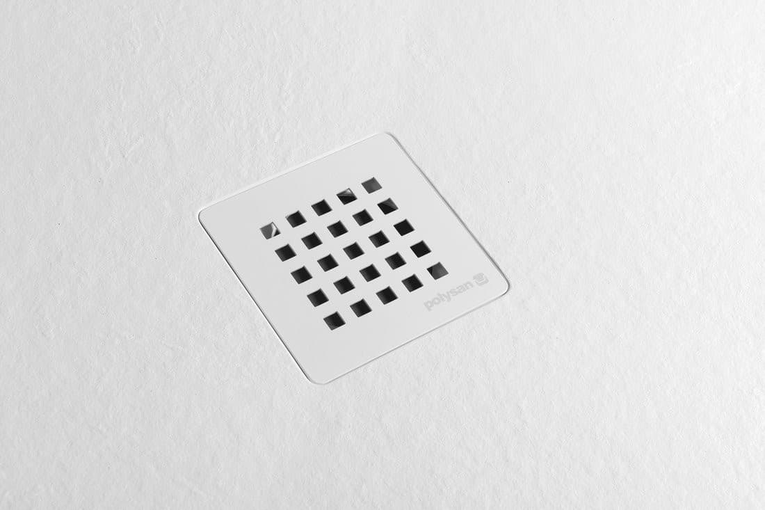 TRENECA brodzik kompozytowy z możliwością docinania 120x90cm, biały mat