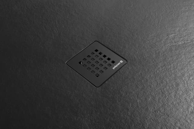 TRENECA brodzik kompozytowy z możliwością docinania 140x90cm, czarny mat