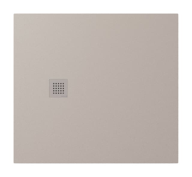 TRENECA brodzik kompozytowy z możliwością docinania 110x100cm, beżowy mat