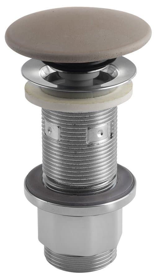 Korek umywalkowy Sapho 5/4 klik-klak piaskowy plastikowy 10-80mm