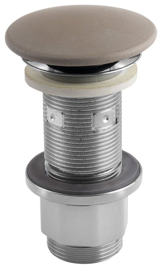 Korek umywalkowy Sapho 5/4 klik-klak piaskowy plastikowy 10-80mm