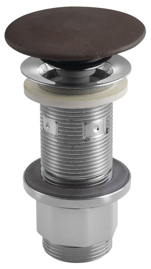 Korek umywalkowy brązowy 5/4 z mechanizmem klik-klak