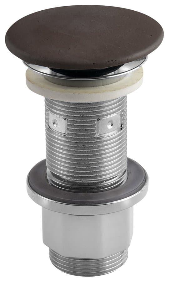 Korek umywalkowy brązowy 5/4 z mechanizmem klik-klak