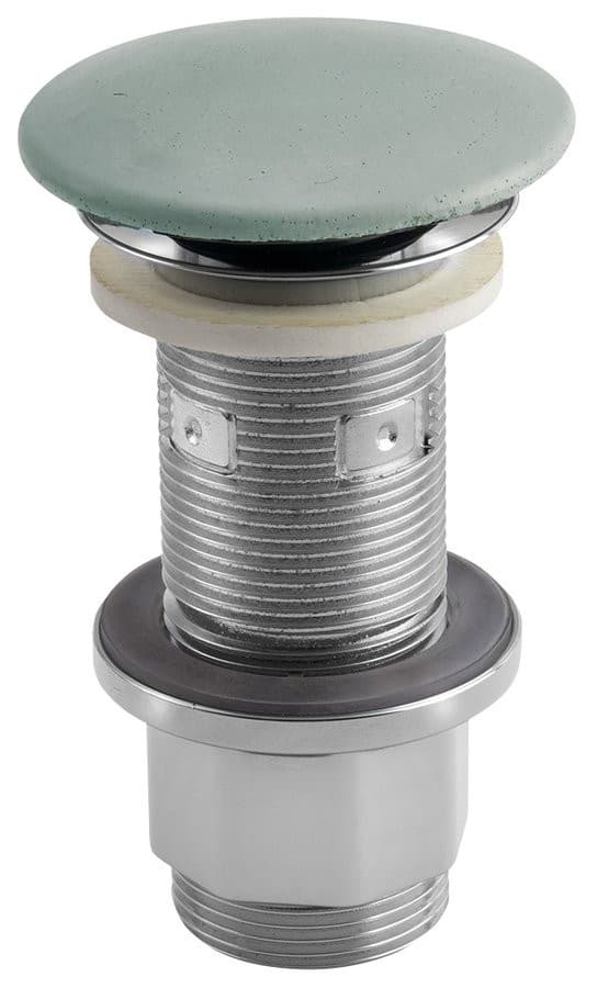 Korek umywalkowy 5/4" klik-klak zielony z betonu