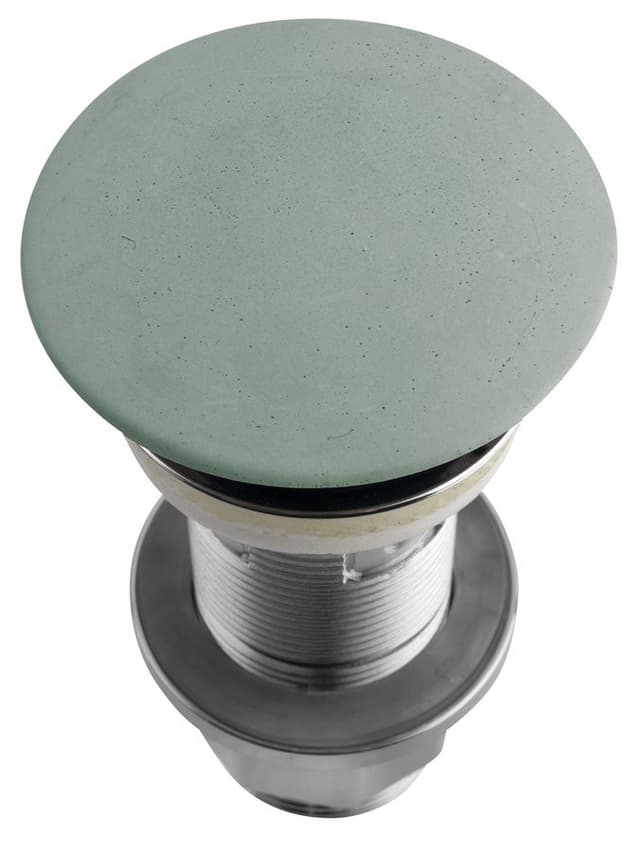 Korek umywalkowy 5/4" klik-klak zielony z betonu
