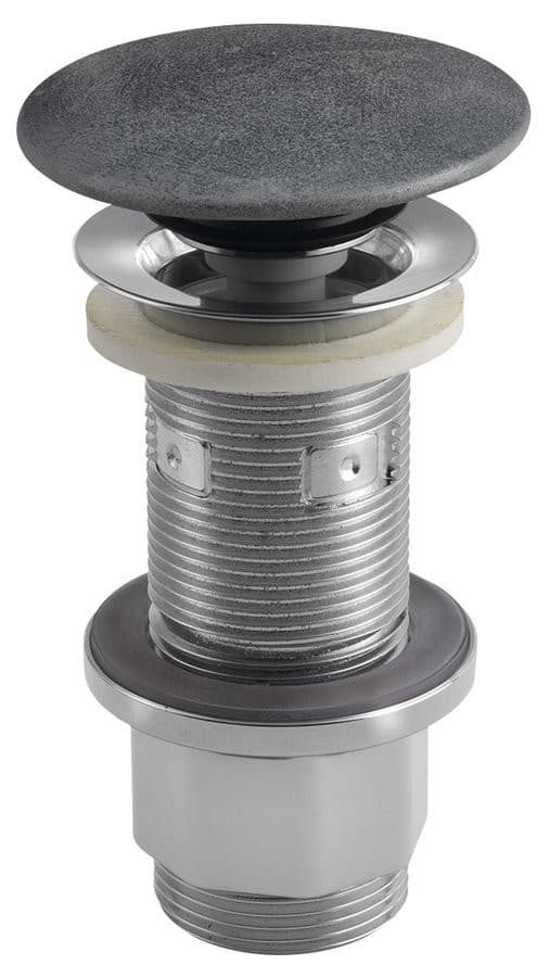 Korek umywalkowy klik-klak 5/4" szary plastikowy